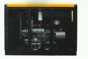 Compresor de aire gemelo de la etapa del imán permanente 150HP 24.0-16.0M3/Min