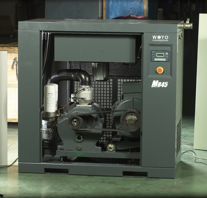 Voltaje de alta presión del compresor 15HP-60HP tres del tornillo del acuerdo 0.7-1Mpa