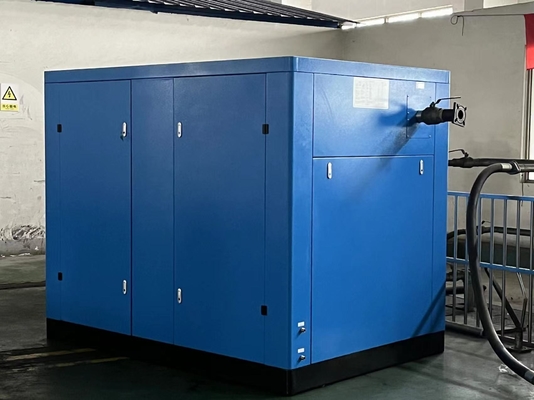 compresor eléctrico permanente del tornillo del compresor 75hp del tornillo del imán 0.8Mpa